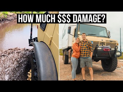 We FLOODED our BRAND NEW Camper with OVER 200 LITRES of water but it WON'T stop us! Test Run Trip