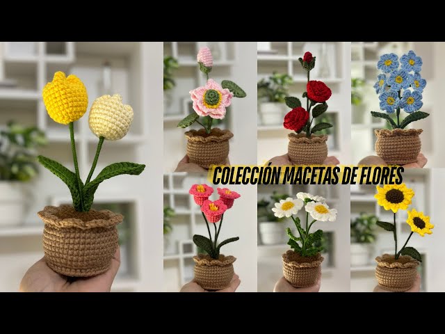 Vídeo relacionado con Flores, plantas y macetas a ganchillo: Llena tu hogar de color y creatividad
