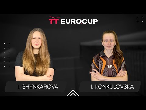 07:00 Iryna Shynkarova - Iryna Konkulovska 08.06.2025 TT Euro.Cup Women Ukraine Master. TABLE 4