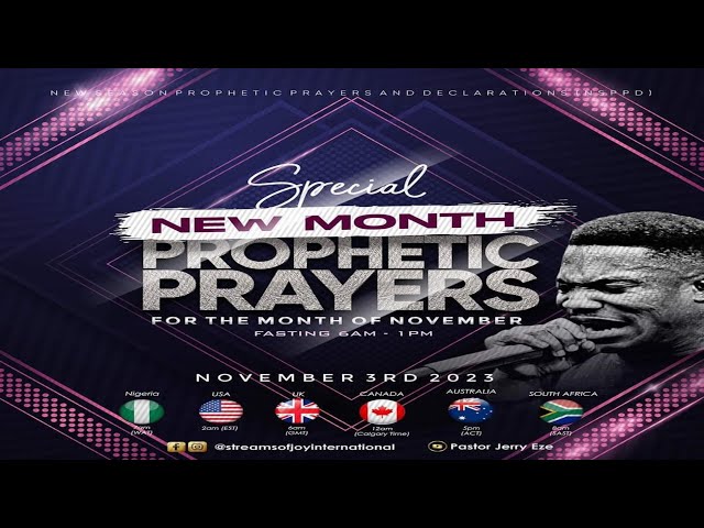 Pastor Jerry Eze Live 3rd November 2023 (NSPPD New Month Prayers)