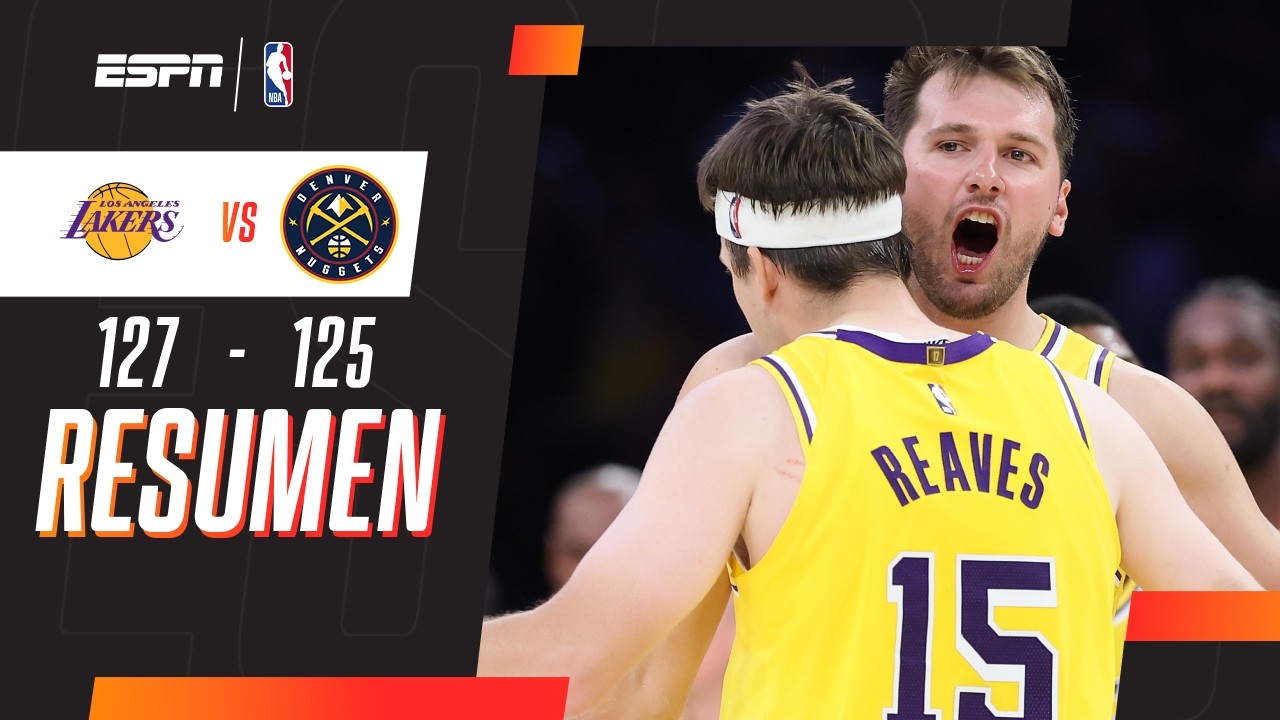 LOS LAKERS GANARON POR DOS PUNTOS UN PARTIDO CON UN FINAL INCREÍBLE ANTE LOS NUGGETS | RESUMEN
