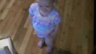 Little Phish Fan two steppin to Daniel saw the stone