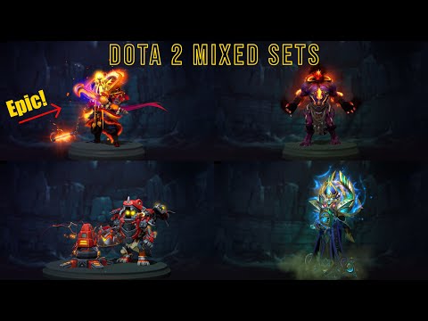 DOTA 2 Mixed Sets (Arcanas, immortals, Legendary)