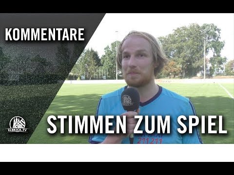Die Stimmen zum Spiel | SV Blankenese – Komet Blankenese (1. Runde, Pokal)