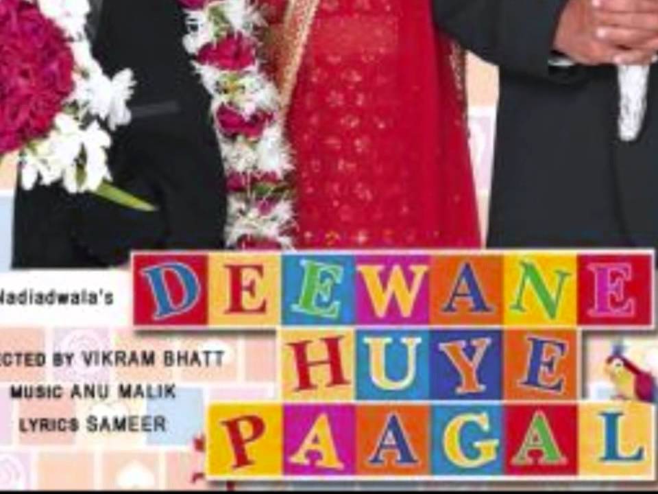 Tu Hain Tu Hain Lyrics  | Deewane Huye Paagal | Akshay Kumar, Sunil Shetty | Shaan, Sunidhi Chauhan | Anu Malik