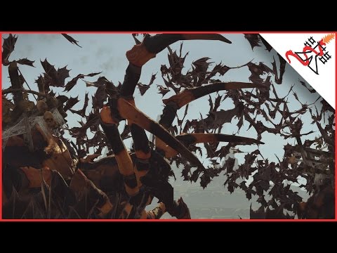 7020 FELL BATS vs 15 GIANT SPIDERS - Total War: WARHAMMER