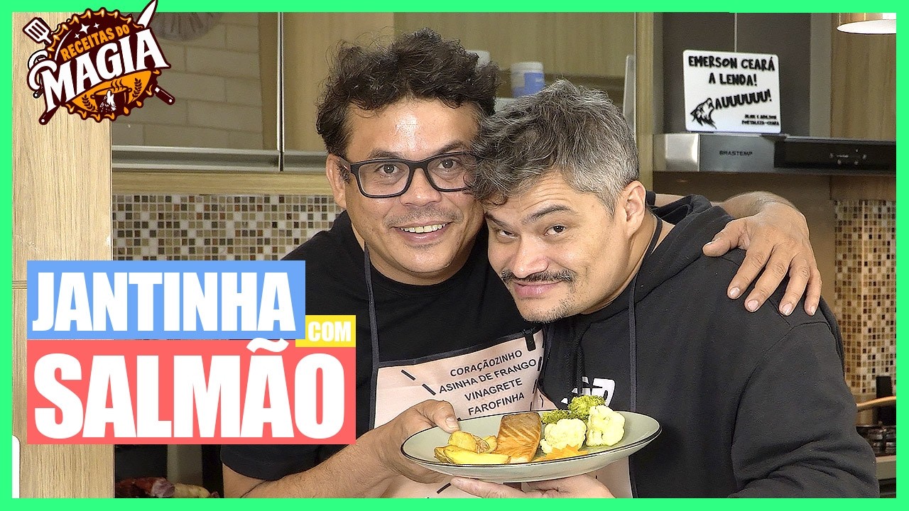 RECEITAS DO MAGIA - JANTINHA COM SALMÃO