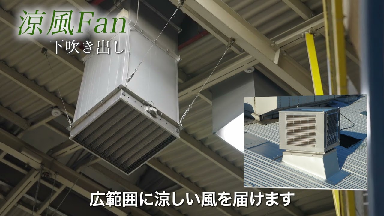 三和式ベンチレーター株式会社から涼風ファンのご紹介です。