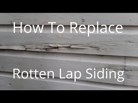 image-How do you replace rotted siding?
