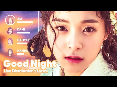 Dreamcatcher - GOOD NIGHT (Line Distribution + Lyrics Karaoke) PATREON REQUESTED