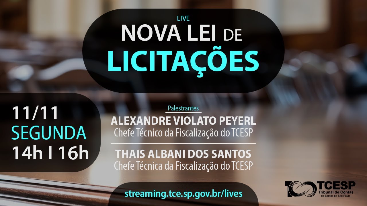 Nova Lei de Licitações - 11/11/2024