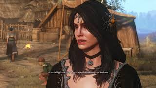 The Witcher Yennefer with Black DLC Dress of Triss.