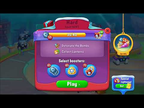 FISHDOM:  💥💥 Level 9245 Hard level, First try, No boosters💥💥