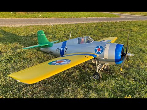 Giant Scale RC Model Grumman Wildcat F4F