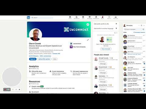 How to add "talks about" to your linkedin profile / headline