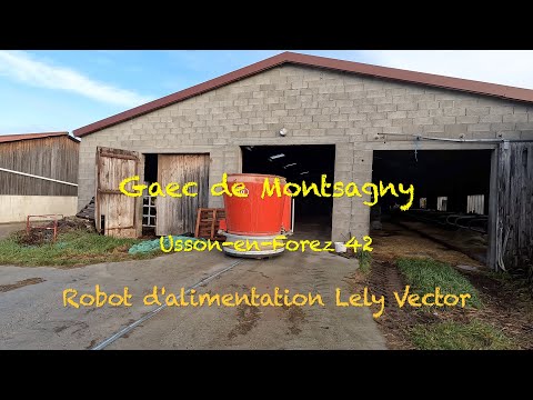 Robo d'alimentation Lely vector. Gaec de Montsagny Usson-en-Forez  (42)