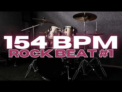 154 BPM - Rock Drum Beat - Loop 1