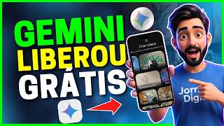 🚨GOOGLE LIBEROU GRÁTIS! Crie e EDITE Vídeos DENTRO do Gemini de Graça