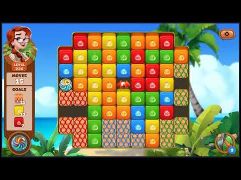 Lost Island Blast Adventure Level 226 - NO BOOSTERS 🏝️ | SKILLGAMING ✔️