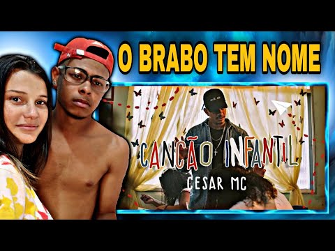 CASAL REACT: CESAR MC - CANÇÃO INFANTIL