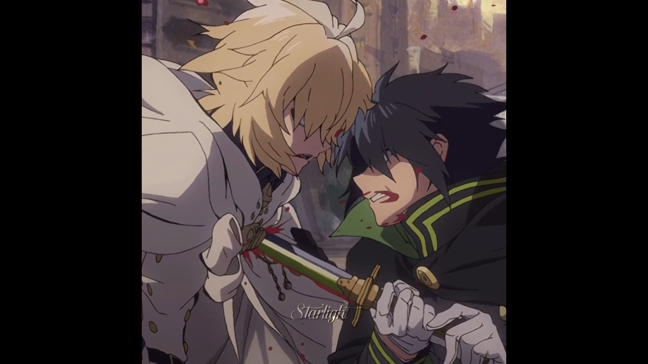 Mika Yuu Reunion🥹❤️ #owarinoseraph #Anime #mikaelahyakuya #Yuuichirohyakuya #Mikayuu #Edit #Shorts