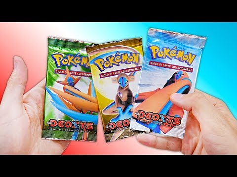 APRO 2 BUSTINE POKEMON EX DEOXYS COSTOSISSIME E INTROVABILI!
