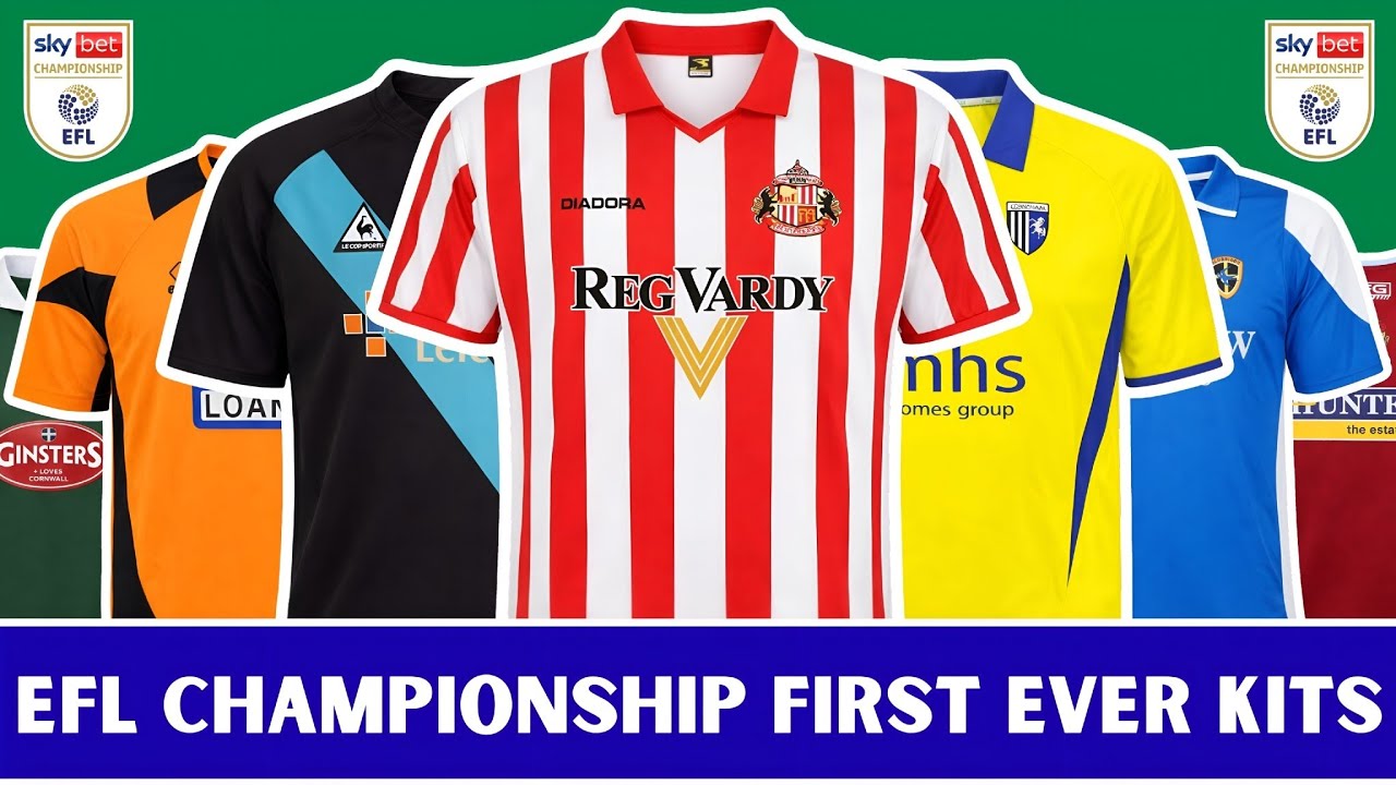 First Ever EFL Championship Kits 2004/05 🔥 | Classic Football Kits Evolution