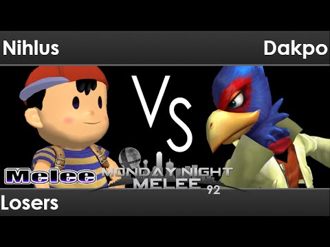 MNM 92 - Nihlus (Ness) vs FX | Dakpo (Falco) Losers - Melee