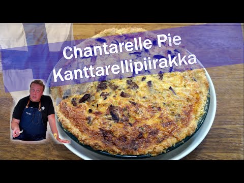 Finnish Chantarelle Pie | Kanttarellipiirakka