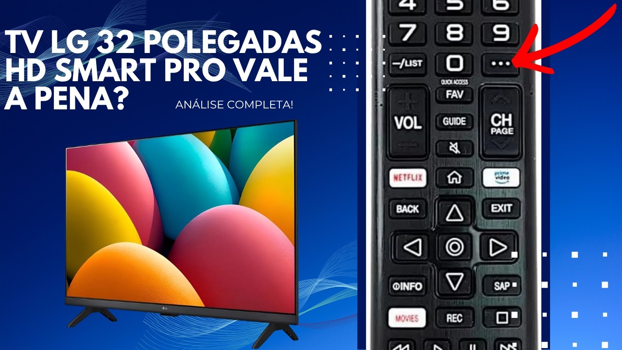 Miniatura da avaliação em vídeo de TV LED LG 32LT330HBSB 32 Polegadas HD