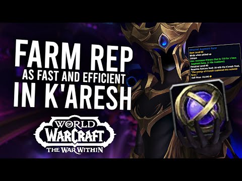 How To Farm K'aresh Trust Renown FAST And Efficiently In 11.2! | The War Within