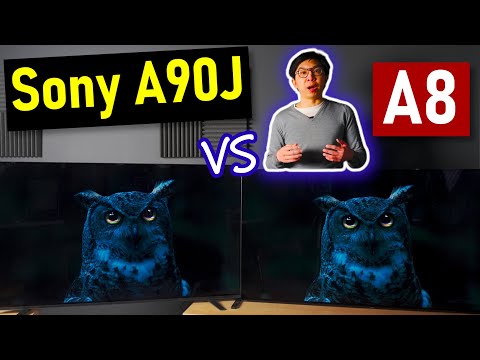 Sony A90J Master Series OLED vs A8H/ A9G Comparison