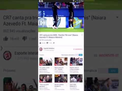 Cr7 canta para o trio MSN paródia  50 reais