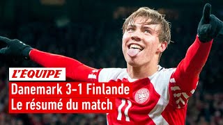 Danemark 3-1 Finlande : Le résumé du match (Qualif Euro 2024)