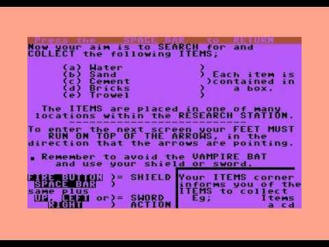 ONE BITE TOO DEEP REELAX GAMES COMMODORE 64 C64 GAME GAMEPLAY
