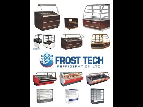 Frost Tech CM4-WRP 53" Curved Double Glass Refrigerated Bakery Display Case 4 image