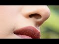 Actress Pooja Devariya Nose And Lips Closeup Vertically Edit