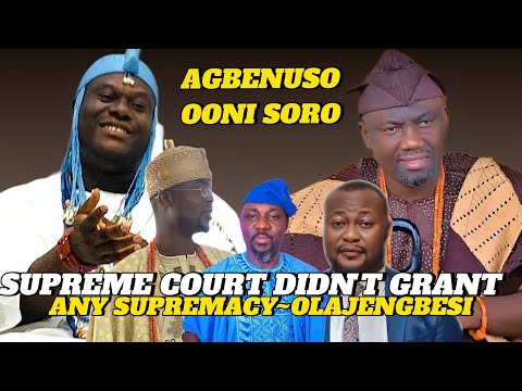 ORO DOJU E!! SUPREME COURT O GBE AGBARA FUN ALAAFIN ~PELU OLAJENGBESI SALAYE ORO....