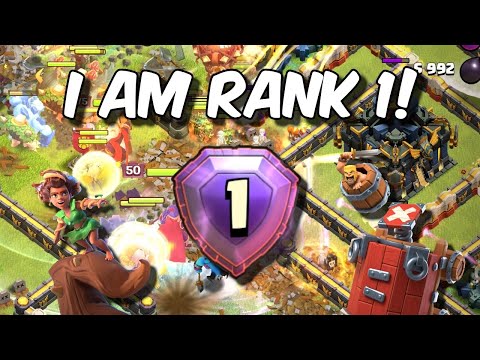 I am RANK 1 in Clash of Clans with THIS Root Rider Army! | Push to Top 100 Day 4