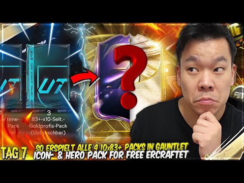 HOW TO EARN ALL 4 10x83+ PACKS 🧠 GAUNTLET REWARDS + ICON & HERO PACKS EARNED🔨 FC25 PS5