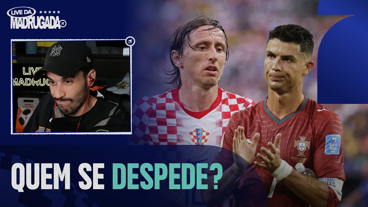 CR7 ENCARA MODRIC EM DUELO QUE MARCARÁ A DESPEDIDA DE UM DELES! | LIVE DA MADRUGADA