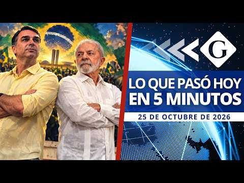 🔵 Noticias 25 de octubre: HIJO DE BOLSONARO BUSCA DERROTAR A LULA DA SILVA EN LAS URNAS