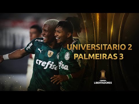 Gols e lances de Universitario x Palmeiras