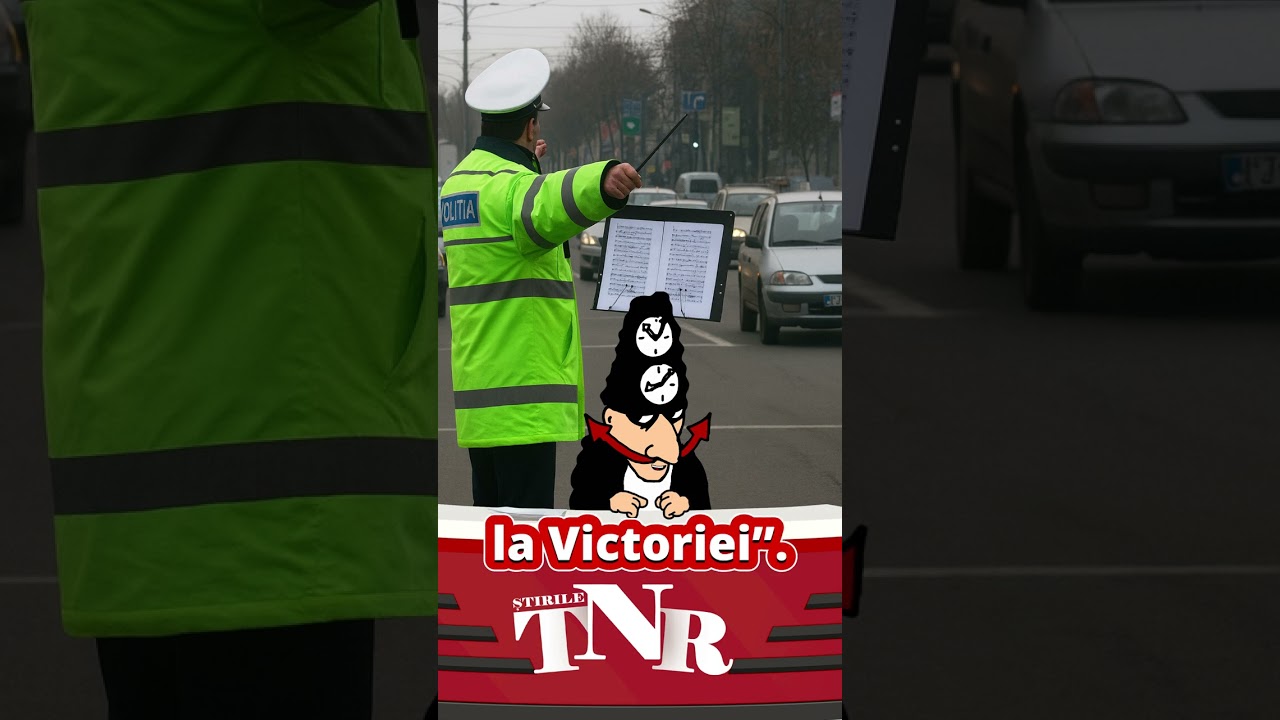 Noul Celibidache! Un poliţist care dirija traficul a obţinut Simfonia a 9-a din claxoane