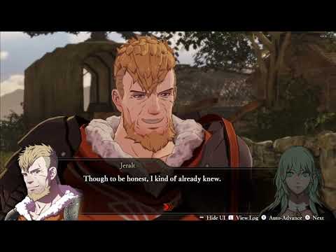 Fire Emblem Warriors Three Hopes - Jeralt and Byleth "A" Support