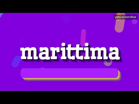 MARITTIMA - HOW TO PRONOUNCE IT!?