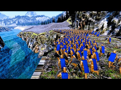 Last Legion of Golden Knights Takes Head on 35K Orcs | Full Cinematic Battle | UEBS