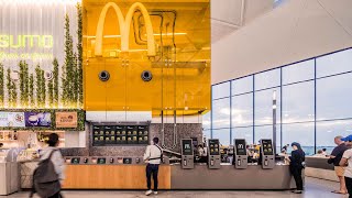 McDonald's Sky Kitchen - Sydney International Airport - Designed by Landini Associates