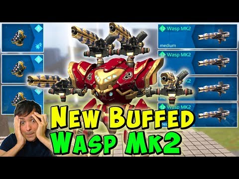 NEW BUFFED WASP SPECTRE Mk2 Corrosion War Robots Gameplay WR