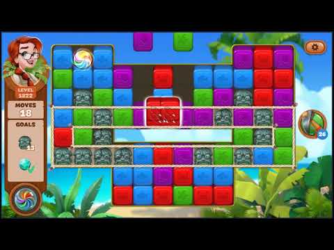 Lost Island Blast Adventure Level 1822 - NO BOOSTERS 🏝️ | SKILLGAMING ✔️